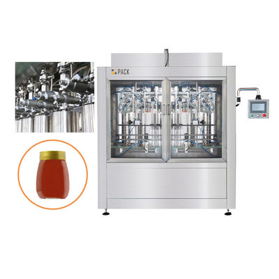 Equipamento automático de enchimento de mel de 100 ml a 500 ml máquina de engarrafar mel líquido viscoso