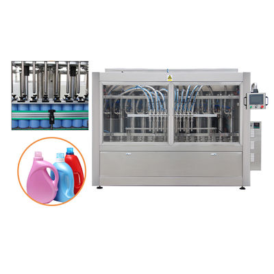 Máquina automática de enchimento de detergente de roupa linear de 4000bph para balde