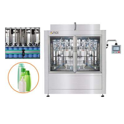 Máquina de Envase Automática por Pistão em Aço Inoxidável com Controle PLC e Bicos Antigotejamento para Pasta Lava-Louças