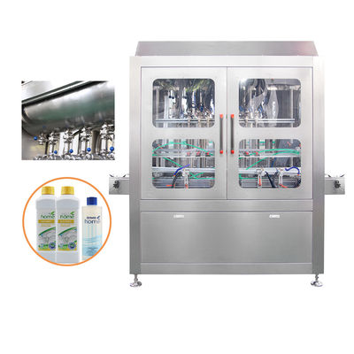 Máquina automática de enchimento de garrafas de shampoo volumétrico de aço inoxidável pequena