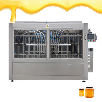Máquina automática de enchimento de mel com pistão de servo motor