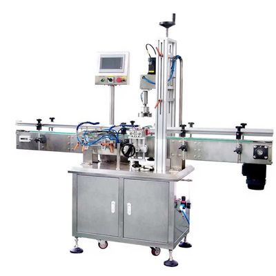 Máquina automática de tampa de parafuso de cabeça única para garrafas