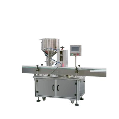 Servo Filler de pistão de cabeça única para frasco de vidro