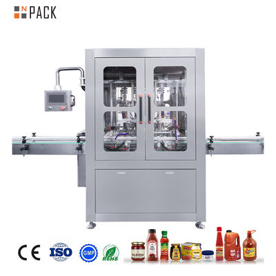 NPACK garrafa de molho quente de chili automático completo Máquina de embalagem de enchimento de frasco