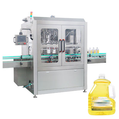 Máquina de enchimento linear automática de óleo de coco com bomba de pistão 100ml-5L