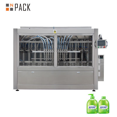 Npack Estrutura linear Máquina de embalagem de garrafas de detergente totalmente automática