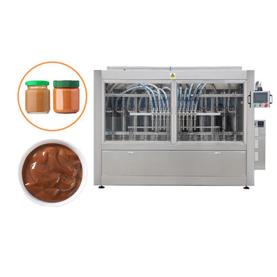 Máquina de enchimento de frascos de chocolate com bomba de pistão linear e automática