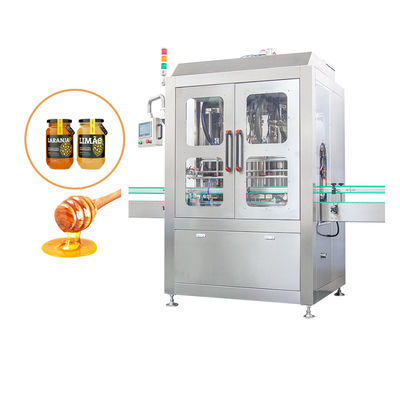 Máquina de Enchimento Automática Completa de Bomba de Pistão para Mel e Pasta 100g-500g para Garrafa de Vidro
