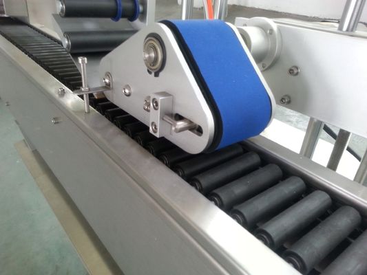 Máquina de rotulagem horizontal automática de salsichas de alta precisão com controle PLC