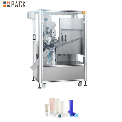 Máquina automática de rotulagem de tubos redondos de alta velocidade com controlo PLC e construção de aço inoxidável